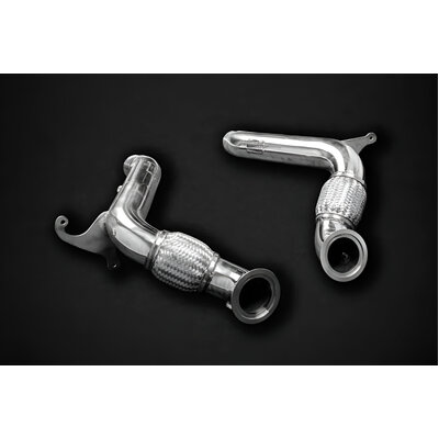 Capristo Delete Pipes for Ferrari 488 GTB & GTS - 02FE08703006