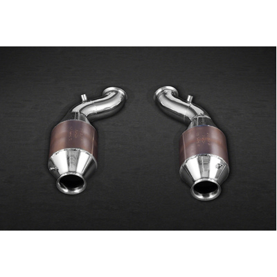 Capristo Catalytic Converters (Without Heat Protection) for Lamborghini Gallardo LP500 & 520 - 02LA06903002