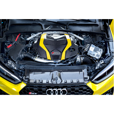 Capristo Carbon Fiber Engine Cover and Lock Cover Set for Audi RS5 (F5) - 03AU00510006KG