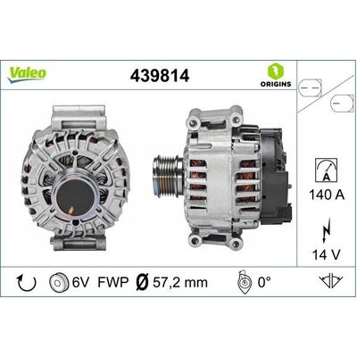 Valeo Alternator for VW TIGUAN/PASSAT B8 - 06J903023A