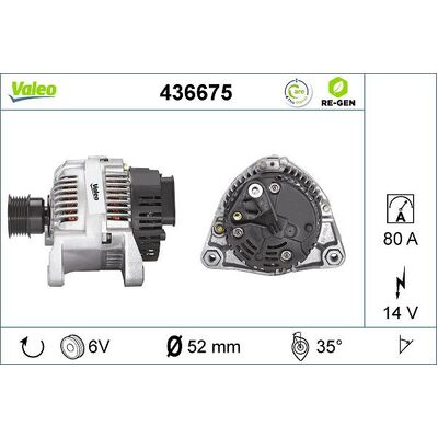 Valeo Alternator for BMW E34/E36/E46/Z3 M4 - 12311247288