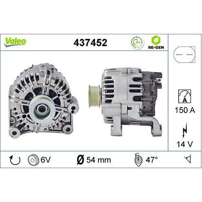 Valeo Alternator for BMW E53/E83 DIESEL - 12317789983