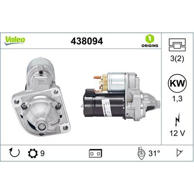 Valeo Start Motor for BMW E46 M3 - 12417835735