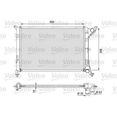 Valeo MM RADIATOR COOPER R50 - 17101475552