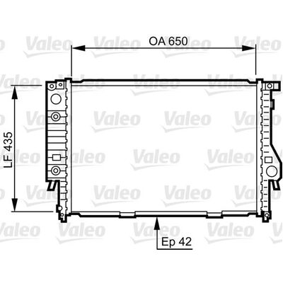 Valeo Radiator for BMW E32/E34 730i/l 530i - 17111723398