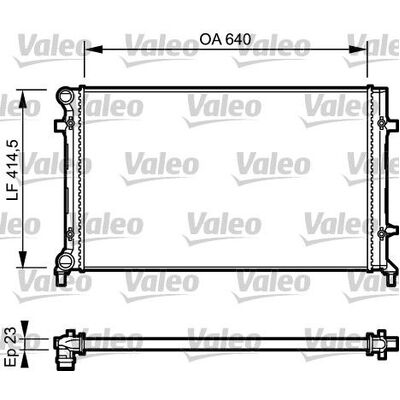 Valeo Radiator for VW CADDY BSE - 1K0121251P