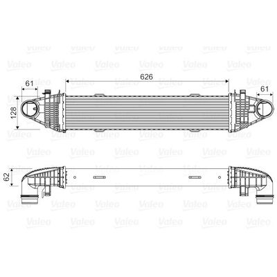 Valeo Intercooler for Mercedes-Benz 204/207/212 - 2045000100