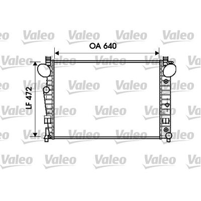 Valeo Radiator for Mercedes-Benz 220 430/500 - 2205000103