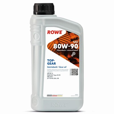 ROWE Hightec Topgear 1 Litre SAE 80W-90 Transmission Oil - 25001-0010-99