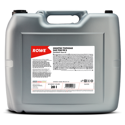 ROWE Hightec 20 Litre Topgear SAE 75W-90 Transmission Oil - 25002-0200-99