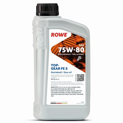 ROWE Hightec 1 Litre Topgear FE SAE 75W-80 S Transmission Oil - 25066-0010-99