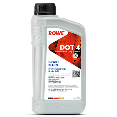 ROWE Hightec 1 Litre Brake Fluid DOT 4 - 25101-0010-99