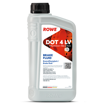 ROWE Hightec 1 Litre Brake Fluid DOT 4 LV - 25114-0010-99