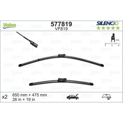 Valeo VW W/BLADE SET PASS/ARTEON - 3G2998002