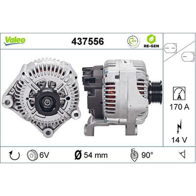 Valeo Alternator for BMW E60 M5 170A - 439559