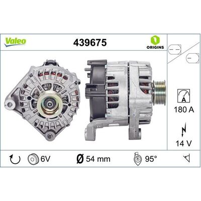 Valeo Alternator for BMW E90 M3 180A - 439675