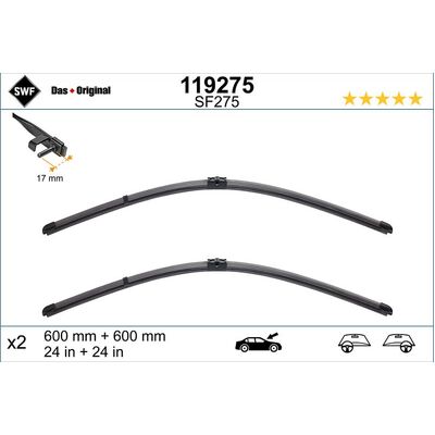 Valeo Valeo Wiper Blade Set for Mercedes-Benz W204 S204  - VM390 - 574710