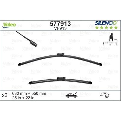 Valeo VW WIPERS BLADE SET TIGUAN - 5NC998002