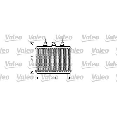 Valeo Heater Core for BMW E65/66 - 64116906270