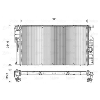 Valeo Radiator for BMW F20 M135I/125I/118I - 735454