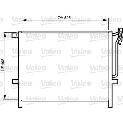 Valeo B CONDENSER A/C Z4 E85/E86 - 814287