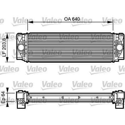 Valeo VW INTERCOOLER 2E/2F >10 - 818732