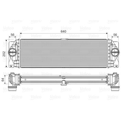 Valeo Intercooler for Mercedes-Benz 906 SPRINTER DIE - 9065010201