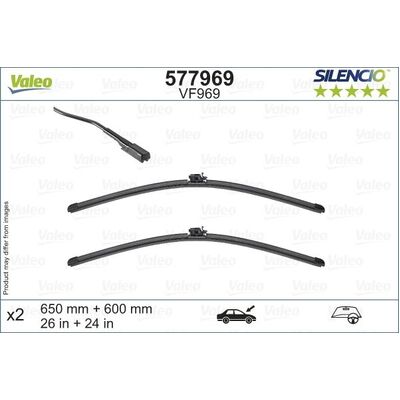 Valeo M WIPER BLADE SET F 907/910 - 9108240200