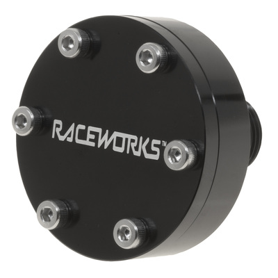 Raceworks AN-8 ORB Fuel Pulsation Damper - ALY-057-08BK