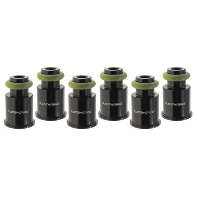 Raceworks 6pk - Injector Extension Short to 3/4 14mm-11mm - ALY-105BK-6