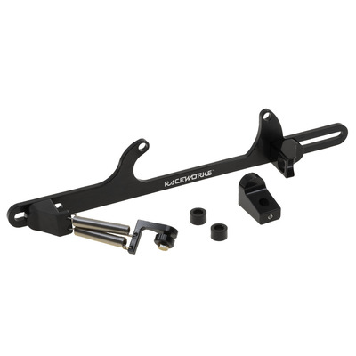 Raceworks 4500 Carby Throttle Cable Bracket - ALY-117BK