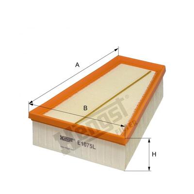 Hengst Filter Air Filter - E1075L