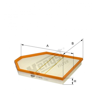 Hengst Filter Air Filter - E1081L