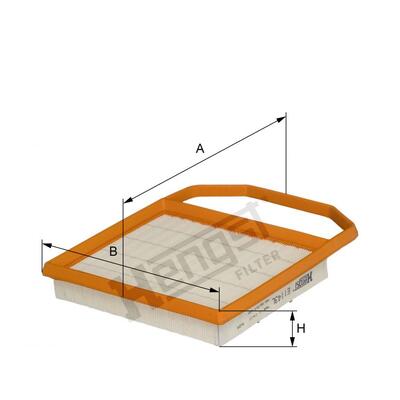 Hengst Filter Air Filter - E1143L