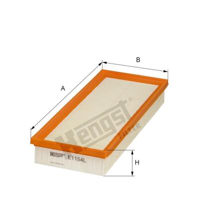 Hengst Filter Air Filter - E1154L