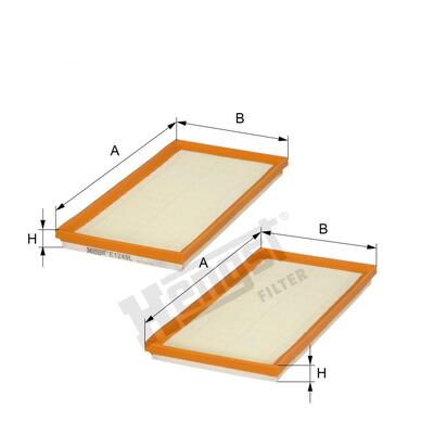 Hengst Filter Air Filter - E1249L-2