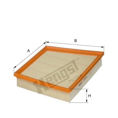 Hengst Filter Air Filter - E1667L