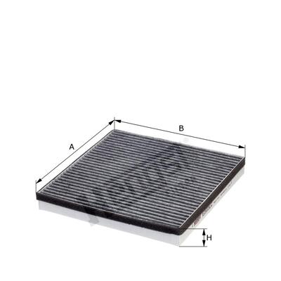 Hengst Filter Cabin Air Filter - E2933LC