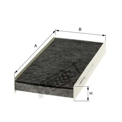 Hengst Filter Cabin Air Filter - E2951LC