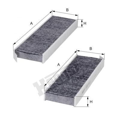 Hengst Filter Cabin Air Filter - E2977LC2