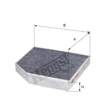 Hengst Filter Cabin Air Filter - E2996LC