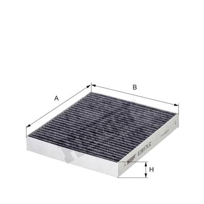 Hengst Filter Cabin Air Filter - E3917LC