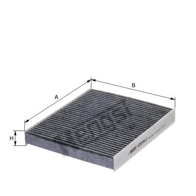 Hengst Filter Cabin Air Filter - E3919LC