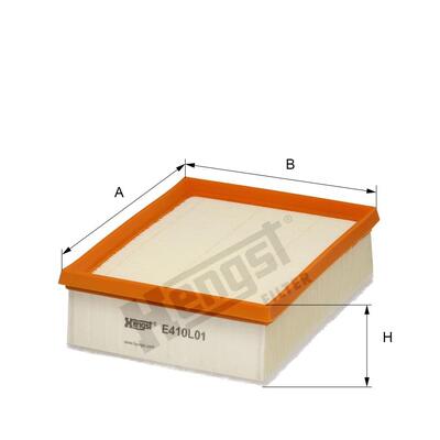 Hengst Filter Air Filter - E410L01