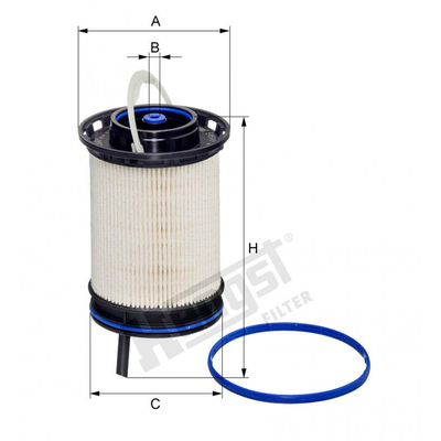 Hengst Filter Fuel Filter - E451KPD349