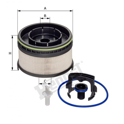 Hengst Filter Fuel Filter - E458KPD368