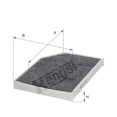 Hengst Filter Cabin Air Filter - E4980LC