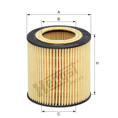 Hengst Filter Oil Filter - E61HD215