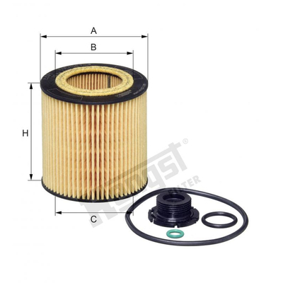 Hengst Filter Oil Filter - E61HD258