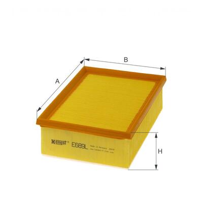 Hengst Filter Air Filter - E689L